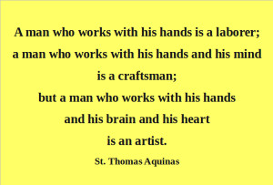 Artful Quote - St. Thomas Aquinas - Day 119
