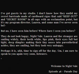Welcome to Night Vale Quotes