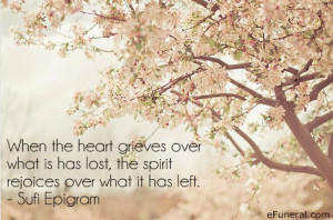 When The Heart Grieves Over What Is Has Lost, The Spirit Rejoices Over ...