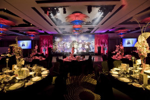 masquerade ball decorations | … beautifully lit and elegantly ...