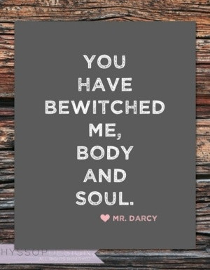 Even a sourpuss such as I can sort of appreciate Mr. Darcy. by deanne
