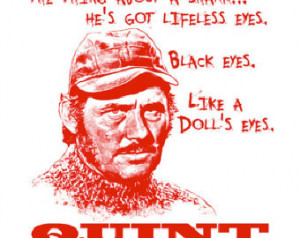 Jaws Robert Shaw's Quint Quote T Shirt 