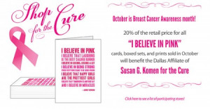 Breast Cancer Awareness Month: Shop for the Cure