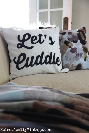 Let's Cuddle pillow - free download to create your own ...
