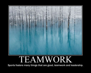 ... Sports Fosters Many Things That Are Good, Teamwork And Leadership