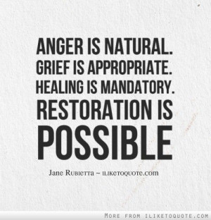 ... Healing is mandatory. Restoration is possible. #hope #quotes #sayings