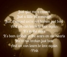 ... We're not broken, just bent.... You can fix anything, if you want to