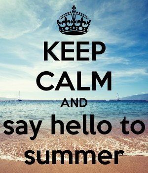 Keep calm summer sayings