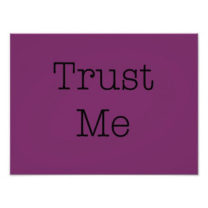 Trust Me Quotes Inspirational Purple Faith Quote Photo Art