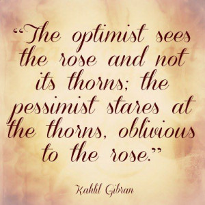 The optimist and the pessimist