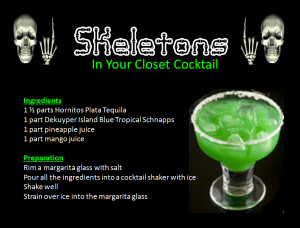 Skeletons in your closet cocktail png