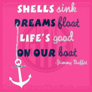 Shells Sink Dreams Float