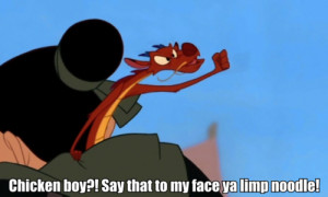 Images Of Mulan Mushu Limp Noodle Funny Insult Dragon Chineese Picture