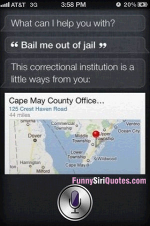 Bail me out of jail!