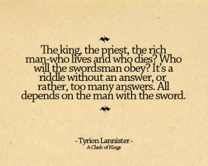tyrion lannister quotes a small man