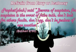 prophet Muhammed quotes on envy,jealousy...