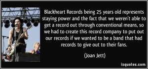 Blackheart Records being 25 years old represents staying power and the ...