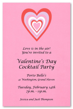 valentine party invitation wording