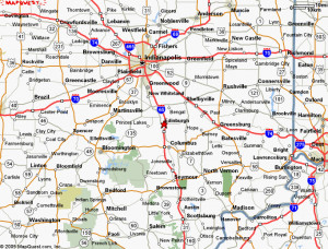 Indianapolis Map Metro Area