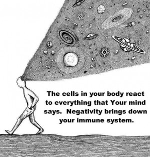 Negativity brings down your immune system