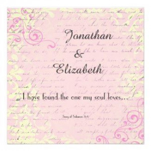 Bible Verse Wedding Invitations #wedding