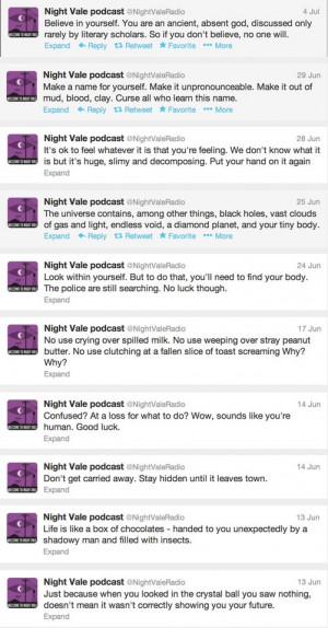night vale twitter quotes