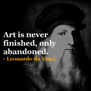 Seconds Quotes Vinci inspirational quote