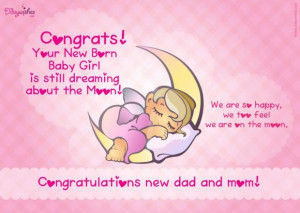 Happy new baby wishes for baby girl quotes