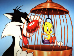 Free wallpapers Tweety and Sylvester