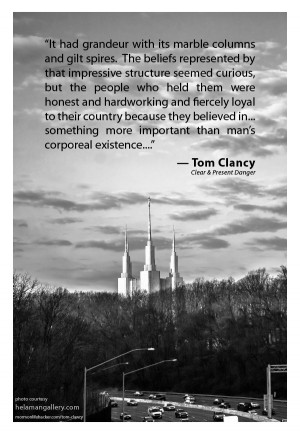 What Tom Clancy Had to Say About Mormons & the Temple