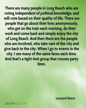 There are many people in Long Beach who are voting independent of ...