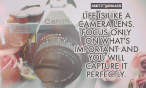 Life Like Camera Focus...