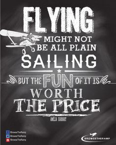 Flying might not be all plain sailing, but the fun is worth the price ...
