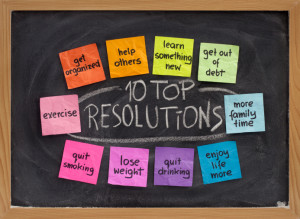 New Year’s resolutions don’t always have to be huge and painful ...