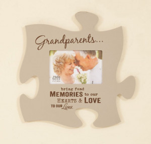 Puzzle Piece Picture Frames For Grandparents