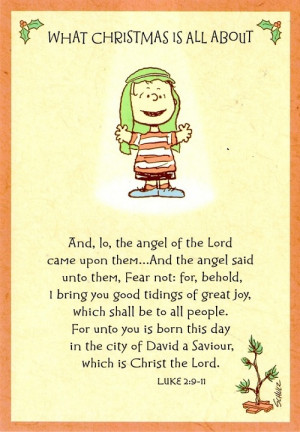 Linus Charlie Brown Christmas Quote
