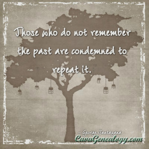Remember the past #genealogy