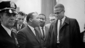 Martin Luther King Jr and Malcolm X