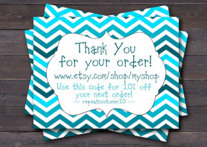 Customer Appreciation Thank You Card, Business Card, Insert Card for ...