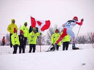 Patrick Stewart-Jones cheered on by the Canadian Junior Team, CCC ...