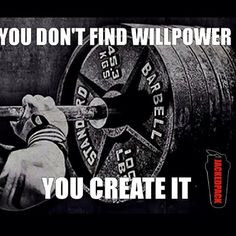 Willpower. Strong. Crossfit. Quote.
