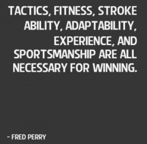 Fred Perry quote