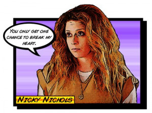 Nicky Nichols played by Natasha Lyonne: OITNB Art
