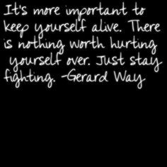 Oh Gerard Way, such an inspiration to me :') More