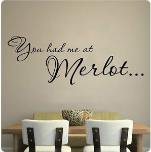 You-Had-Me-At-Merlot-Red-Wine-Kitchen-Grapes-Wall-Decal-Sticker-Hello ...