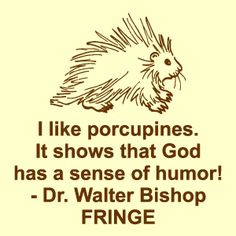 ... . It shows that God has a sense of humor!