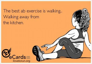 The best ab exercise is walking