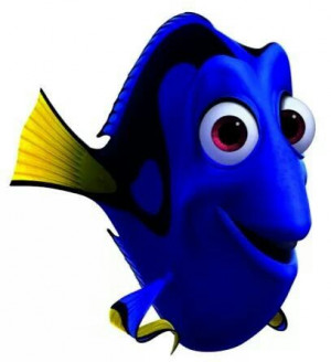 Day 11: Favorite animal sidekick, Dory. She is just to funny and sweet ...