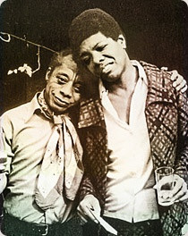 Maya Angelou and James Baldwin.