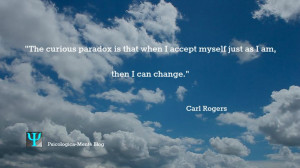 ... change.” Carl #Rogers - #quote #Psychology #CarlRogers #